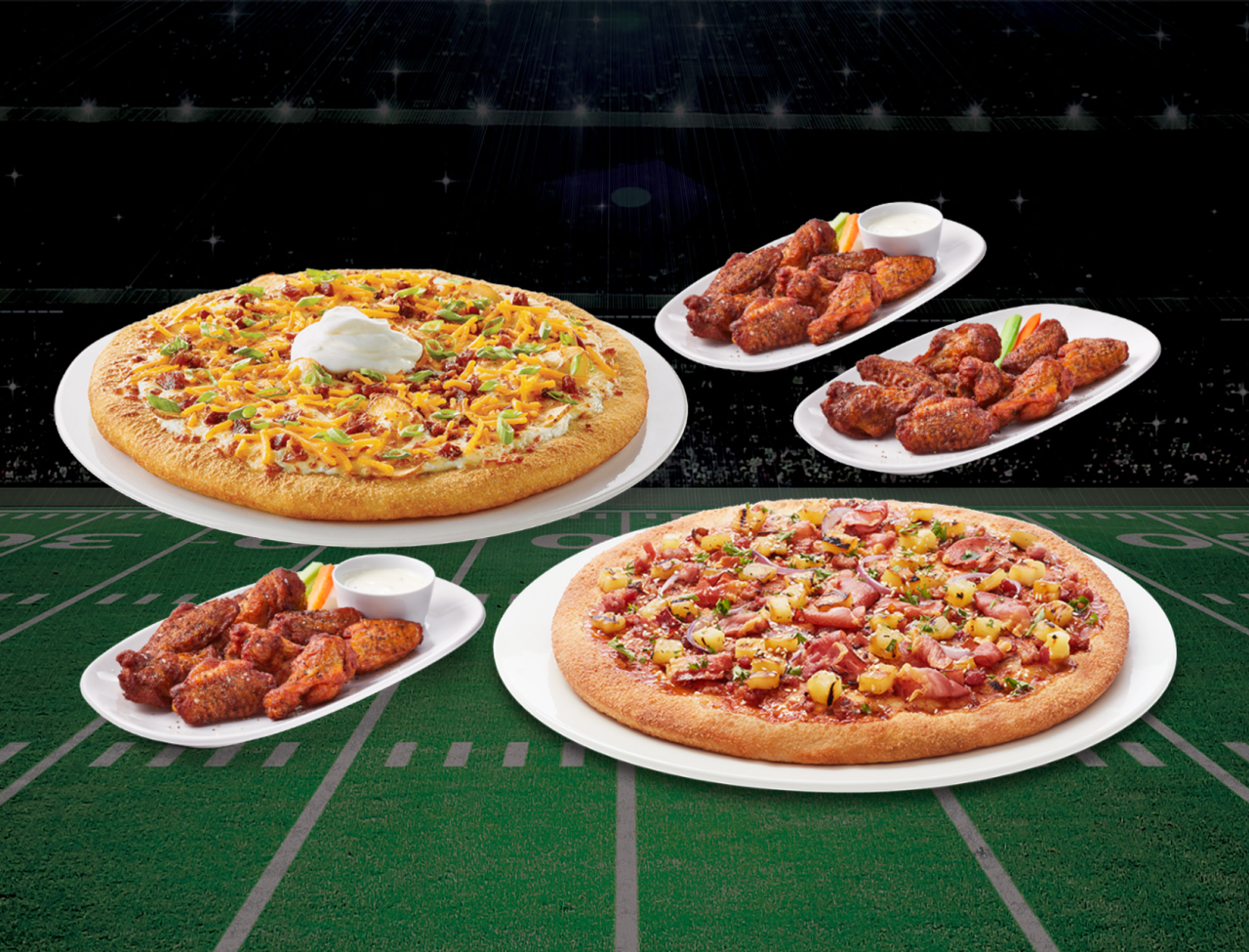 Game Day Meal Deal on football field