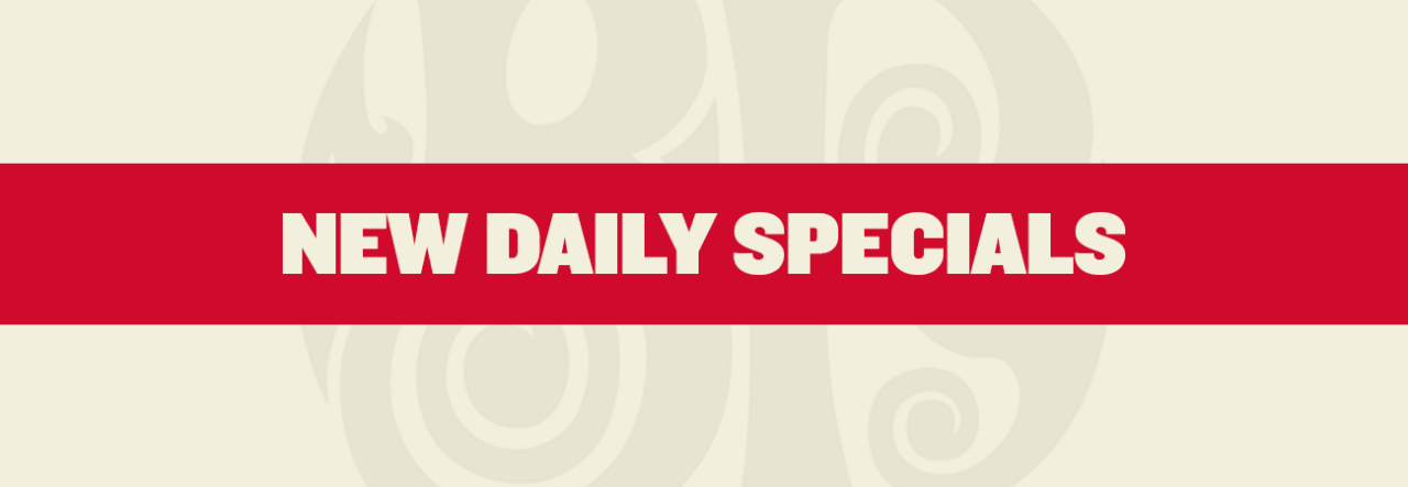 Alberta New Daily Specials